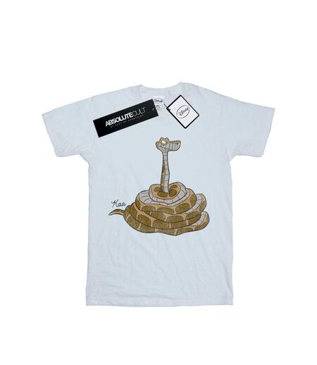 Disney Femme/Les femmes Le livre de la jungle - T-shirt classique Kaa en coton pour homme (Blanc) - UTBI28329