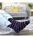 Sock Snob - 12 Paires Homme Chaussettes Bambou Fantaisie Rayures Design-4