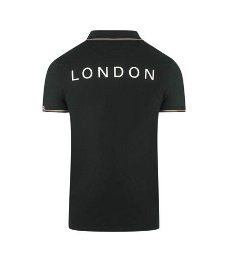 Unisex Adult Aldis Crest Polo Shirt Black Aquascutum