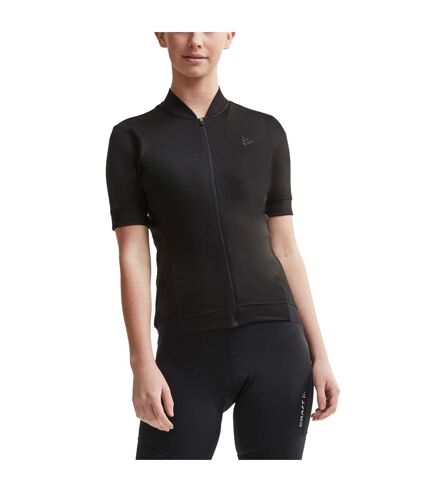 Womens/ladies essence cycling jersey black Craft