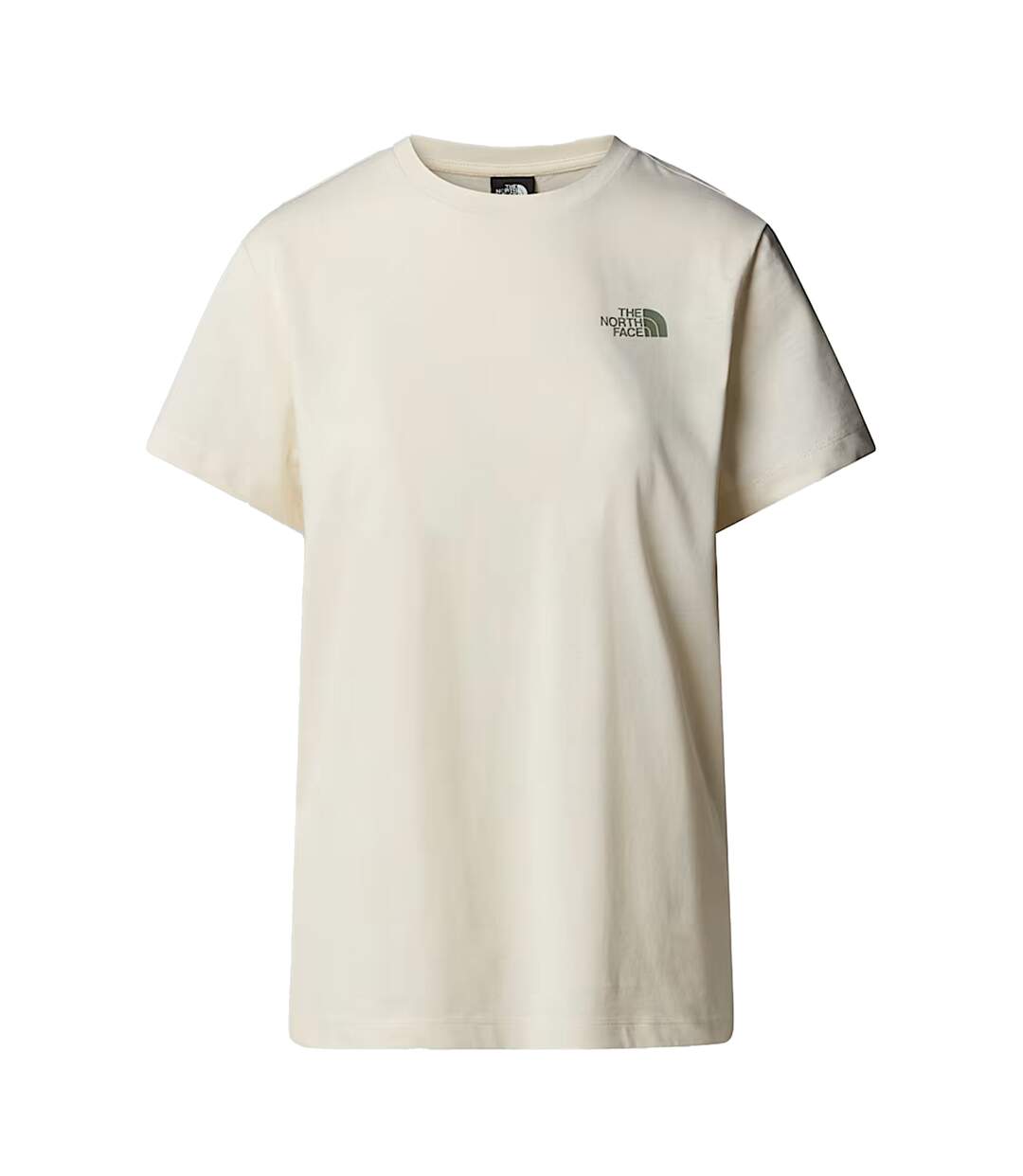 T-shirt Never Stop Exploring Femme Blanc Gris Ardoise The North Face-2