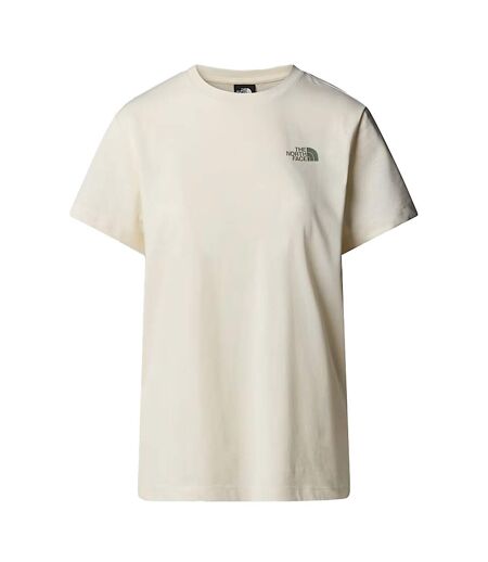 T-shirt Never Stop Exploring Femme Blanc Gris Ardoise The North Face