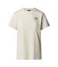 T-shirt Never Stop Exploring Femme Blanc Gris Ardoise The North Face-2