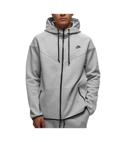 Sweat Zippé Gris Homme Nike Top - L