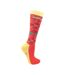 Chaussettes femme rouge / vert / doré HyFASHION-4