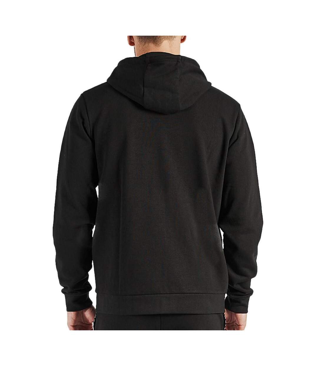 Sweat à Capuche Noir Homme Kappa Gadio Graphik - L