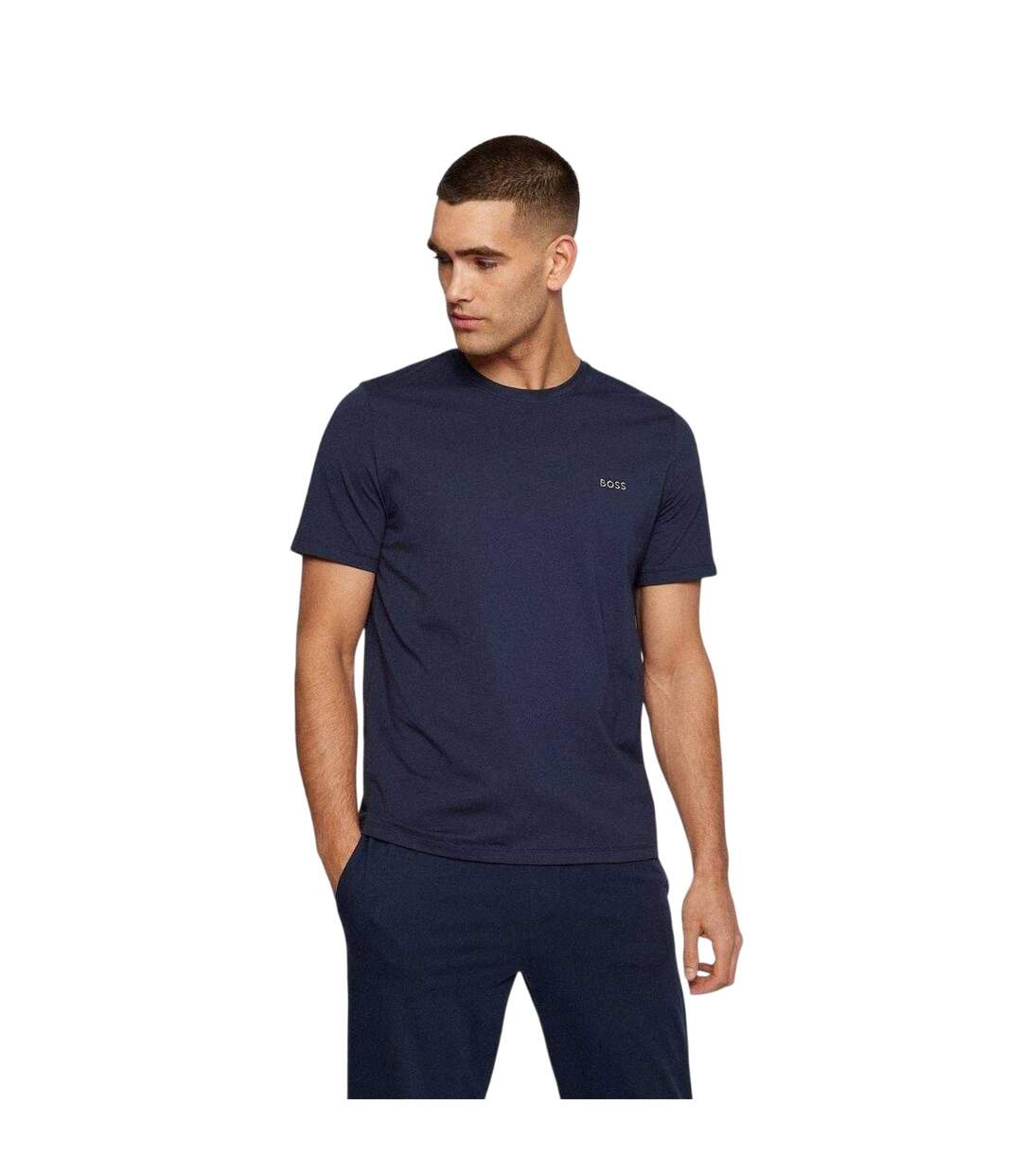 T-shirt Manches Courtes Mixmatch Homme Bleu Marine Boss-4