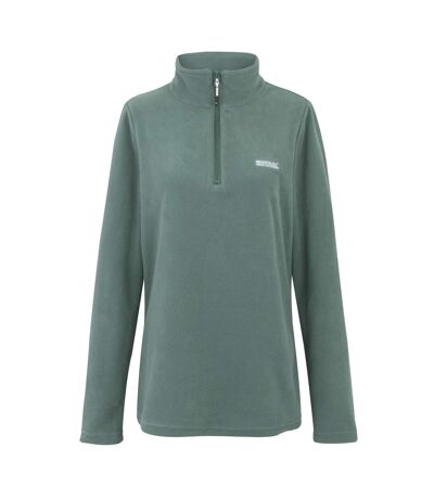 Great Outdoors Womens/ladies Sweetheart 1/4 Zip Fleece Top Spruce Green Regatta