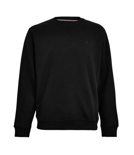 Mens Tonal Cotton Sweatshirt Black Replay