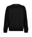 Mens Tonal Cotton Sweatshirt Black Replay-1