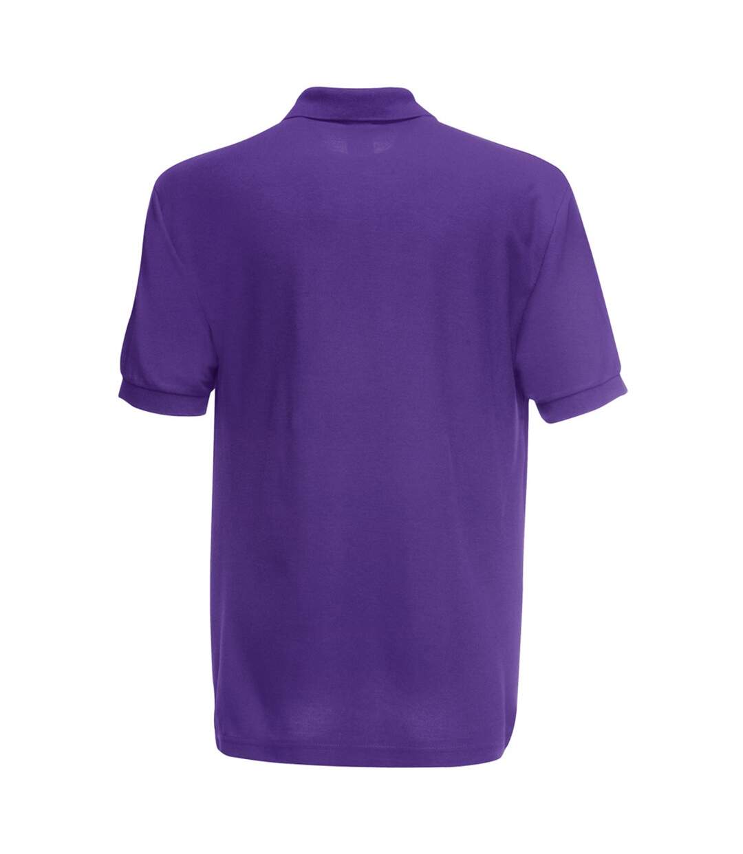 Fruit Of The Loom Mens 65/35 Pique Short Sleeve Polo Shirt (Purple) - UTBC388-2