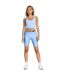 Womens/ladies Armour Fitted Compression Shorts Blue Under Armour-1