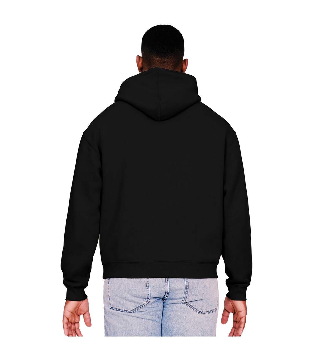 Sweat À Capuche Homme Noir Casual Classics-2