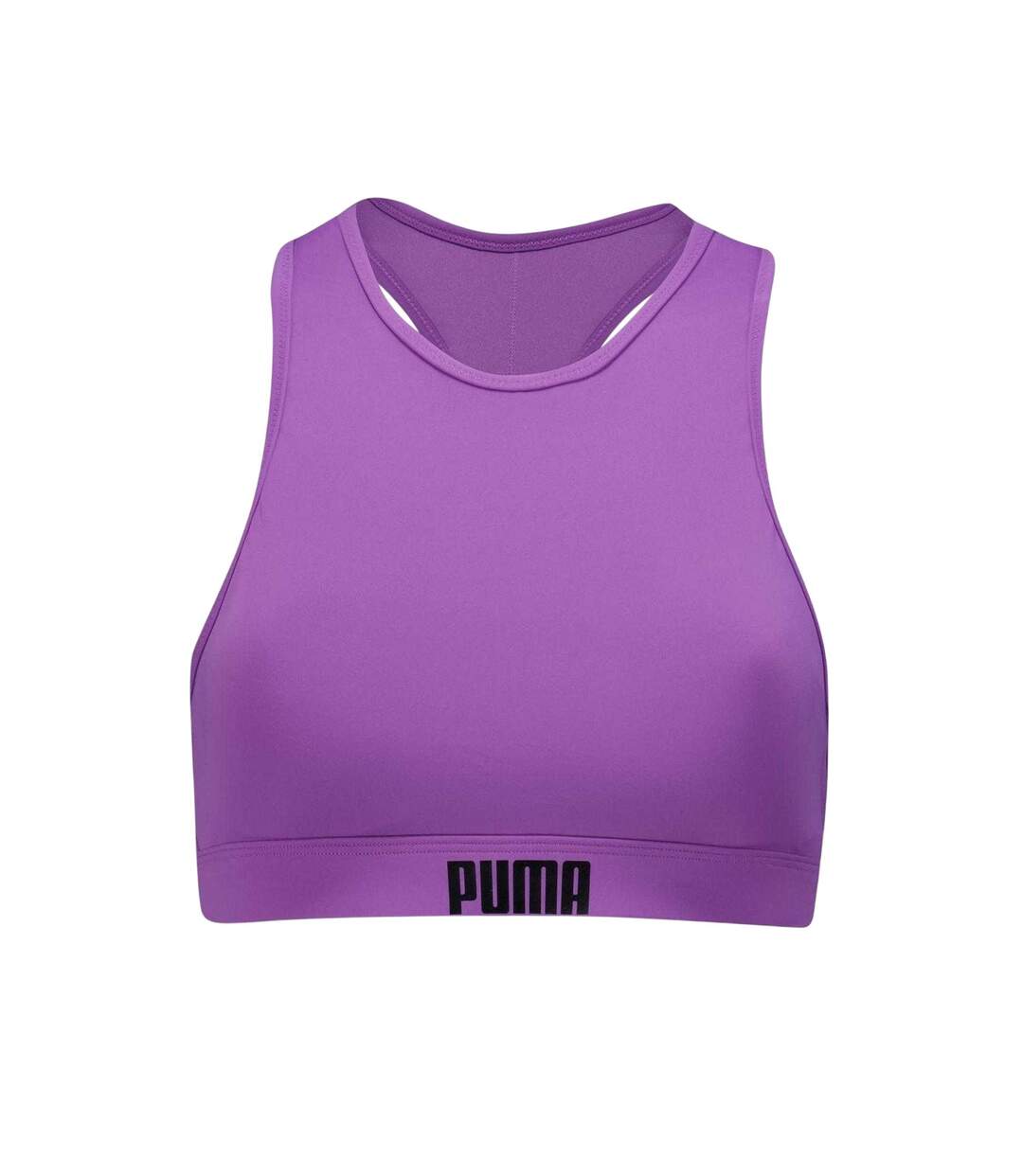 Womens/ladies Performance Bikini Top Purple Puma-1