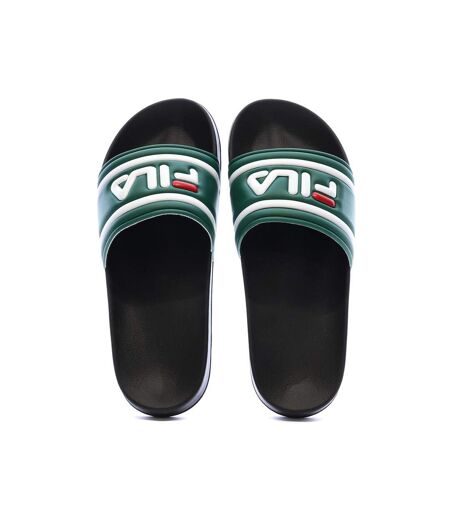 Claquettes noires/vertes/blanches homme fila morro - 40