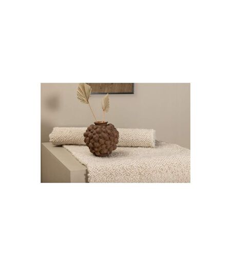 Tapis Déco en Laine Betina 80x250cm Blanc