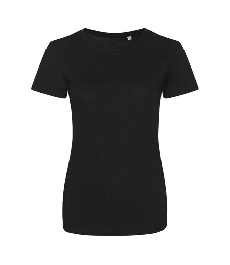 AWDis Womens/Ladies Girlie Tri-Blend T-Shirt (Solid Black) - UTPC2974