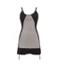 Womens/ladies Spaghetti Strap Top Black Grey Puma-1
