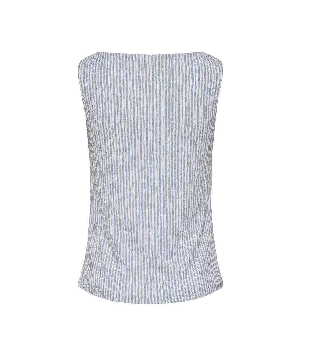 Top blanc/bleu femme jdy ocean-2