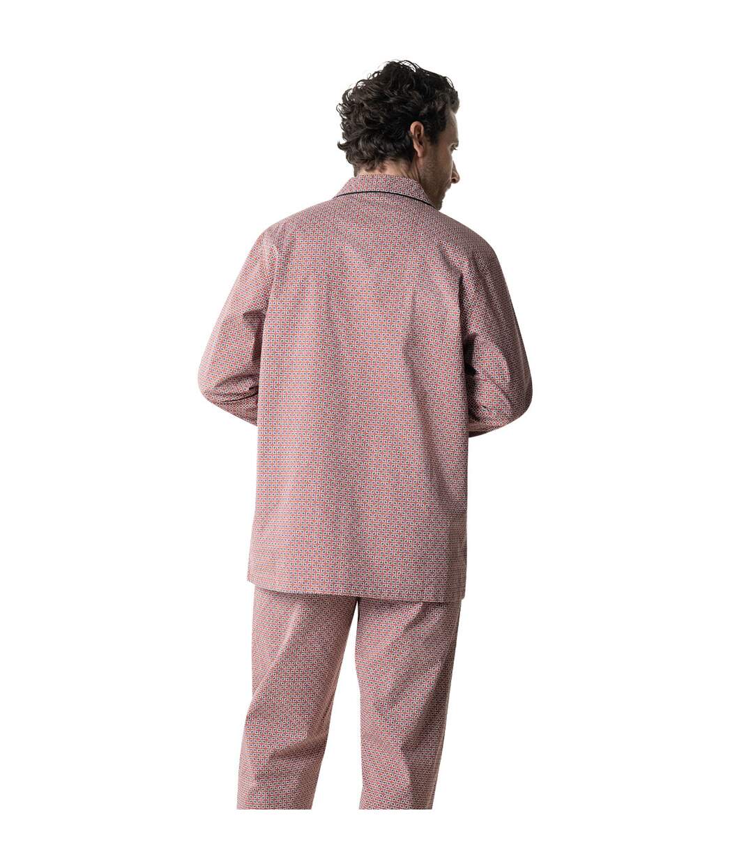 Pyjama long ouvert homme Popeline Eminence-3