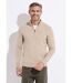 Pull col montant zippé, coupe ajustée-1