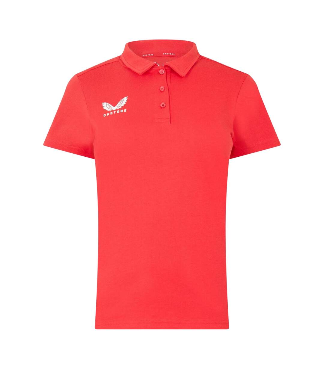 Polo Motif/style Logo Femme Rouge Vif Castore-1