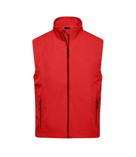 Veste Sans Manches Homme Rouge James And Nicholson