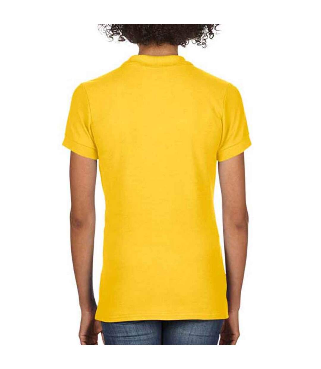 Womens/ladies Double Piqué Polo Shirt Daisy Gildan-2
