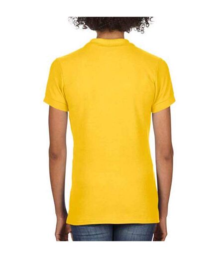 Womens/ladies Double Piqué Polo Shirt Daisy Gildan