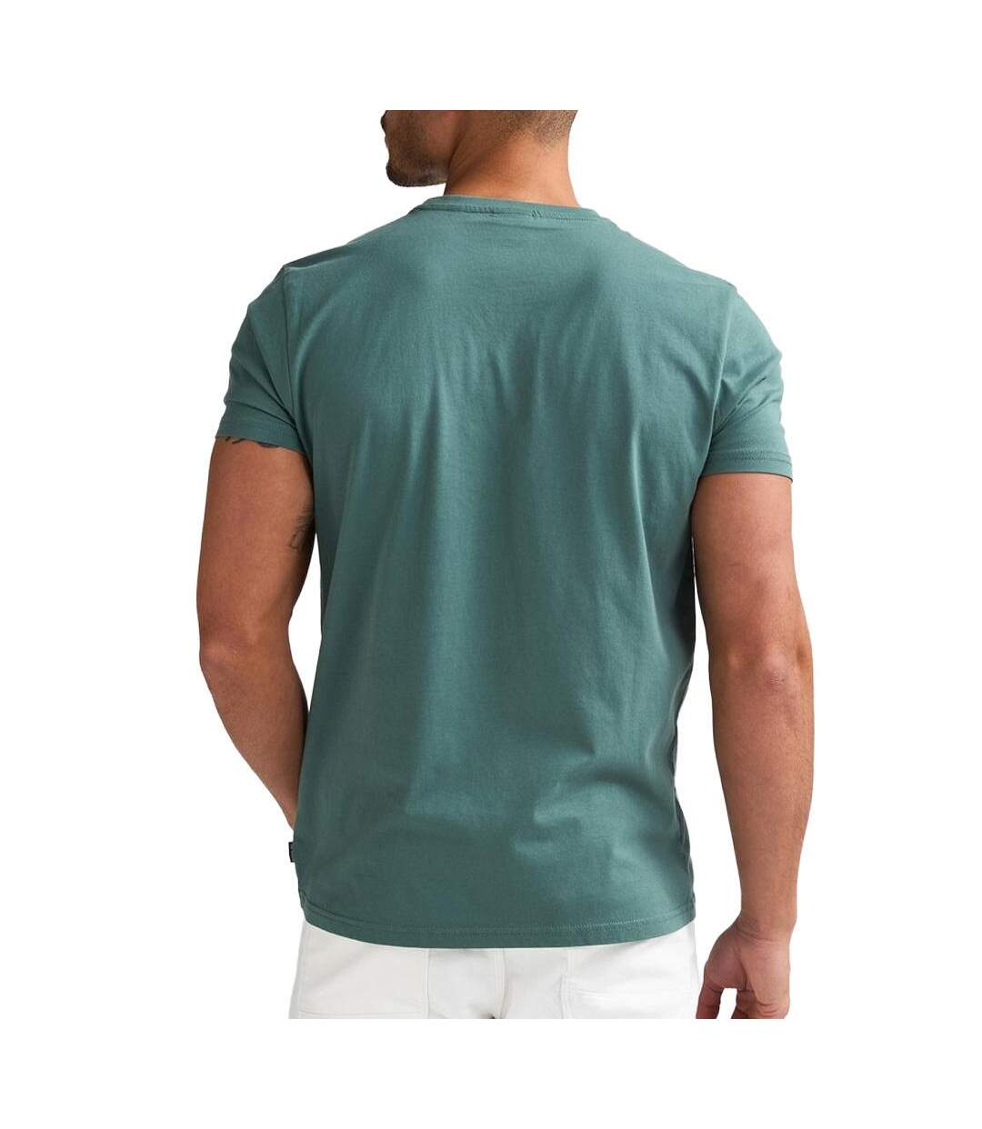 T-Shirt vert foncé homme petrol industries classic-2