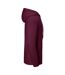 Mens Iconic Premium Hoodie Burgundy Fruit Of The Loom-3