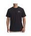 T-shirt noir/doré homme under armour left chest-1