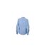 chemisier chemise manches longues FEMME carreaux vichy JN616 - bleu glacier