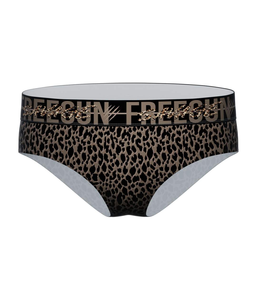 Lot de 4 culottes femme Leopard Freegun-4