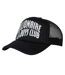 Mens Trucker Cap Black White Print Billionaire Boys Club-1