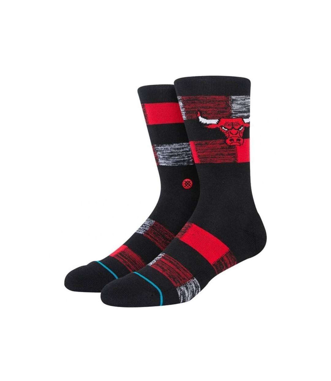 STANCE Chaussettes Homme Coton BULLS CRYPTIC Noir Rouge NBA-1