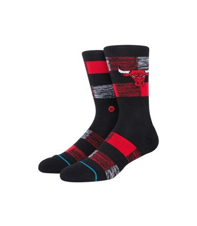 STANCE Chaussettes Homme Coton BULLS CRYPTIC Noir Rouge NBA