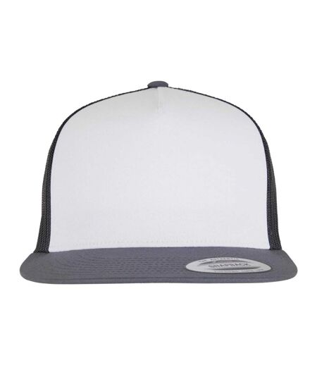 Casquette Trucker Motif/style Uni Classic Adulte Bleu Marine Blanc Bleu Marine Foncé Flexfit