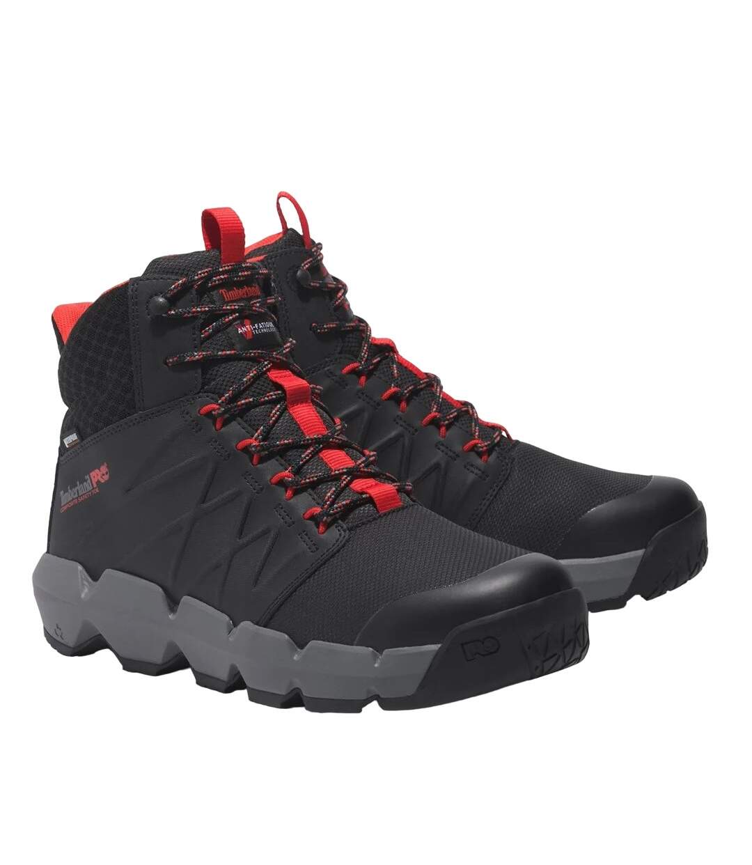 Bottines de sécurité morphix homme noir / rouge Timberland Pro-1