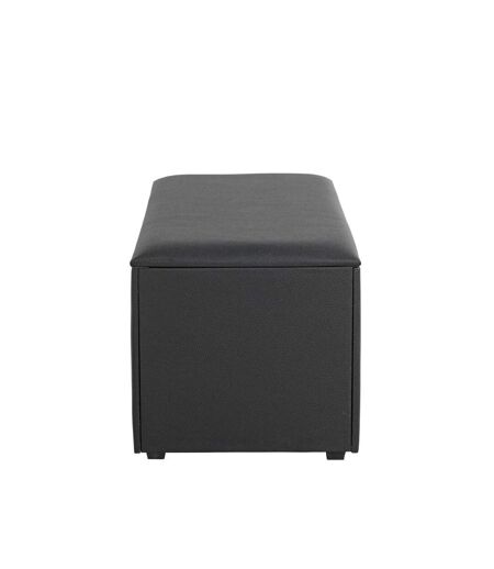 Coffre de Rangement Design Soldi 65cm Noir