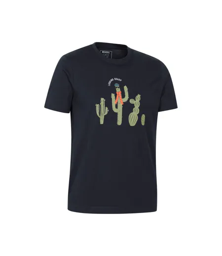 Mens Stay Sharp Graphic T-shirt Navy Mountain Warehouse