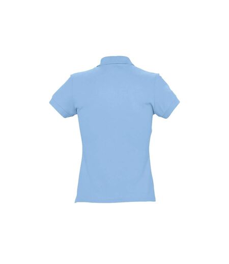 SOLS Passion - Polo 100% coton à manches courtes - Femme (Bleu ciel) - UTPC317