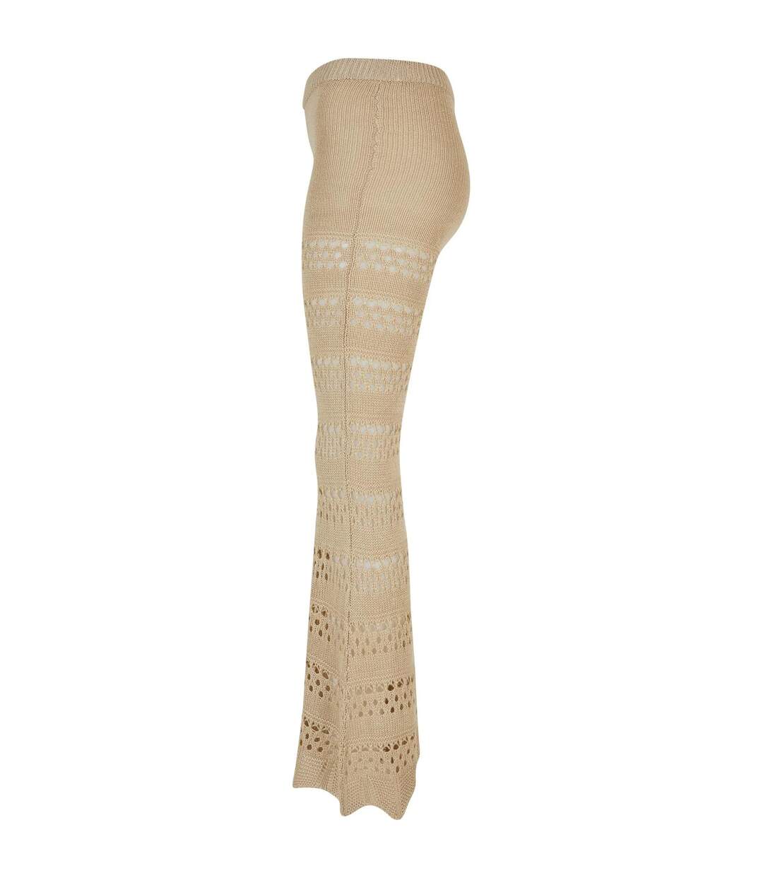 Legging Motif/style Crochet Femme Blanc Cassé Urban Classics-4