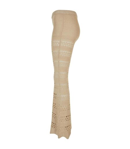 Legging Motif/style Crochet Femme Blanc Cassé Urban Classics