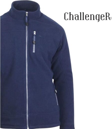 CHALLENGER COLMAR1 — Veste polaire doublée bleu marine : haute protection thermique et finition matelassée