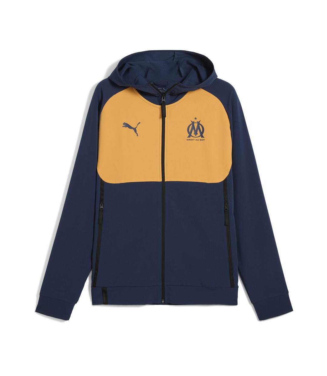 OM Veste Marine/Orange Homme Puma 2024/2025 - L