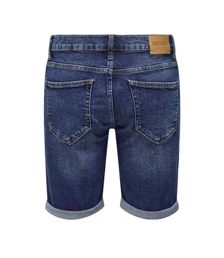 Short en Jean Bleu Foncé Homme ONLY & SONS Pim - XXL