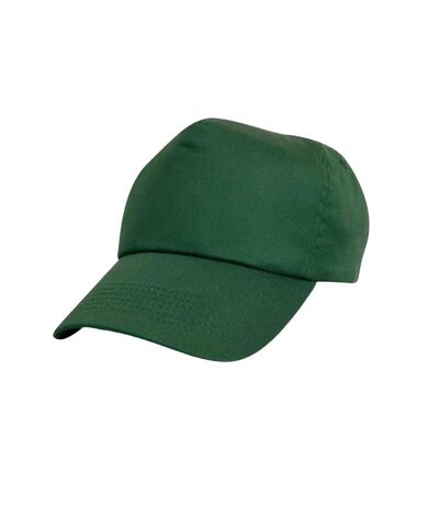 Unisex adult cotton baseball cap bottle green Result Headwear