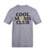Womens/ladies Cool Moms Club T-shirt Grey AWD-1