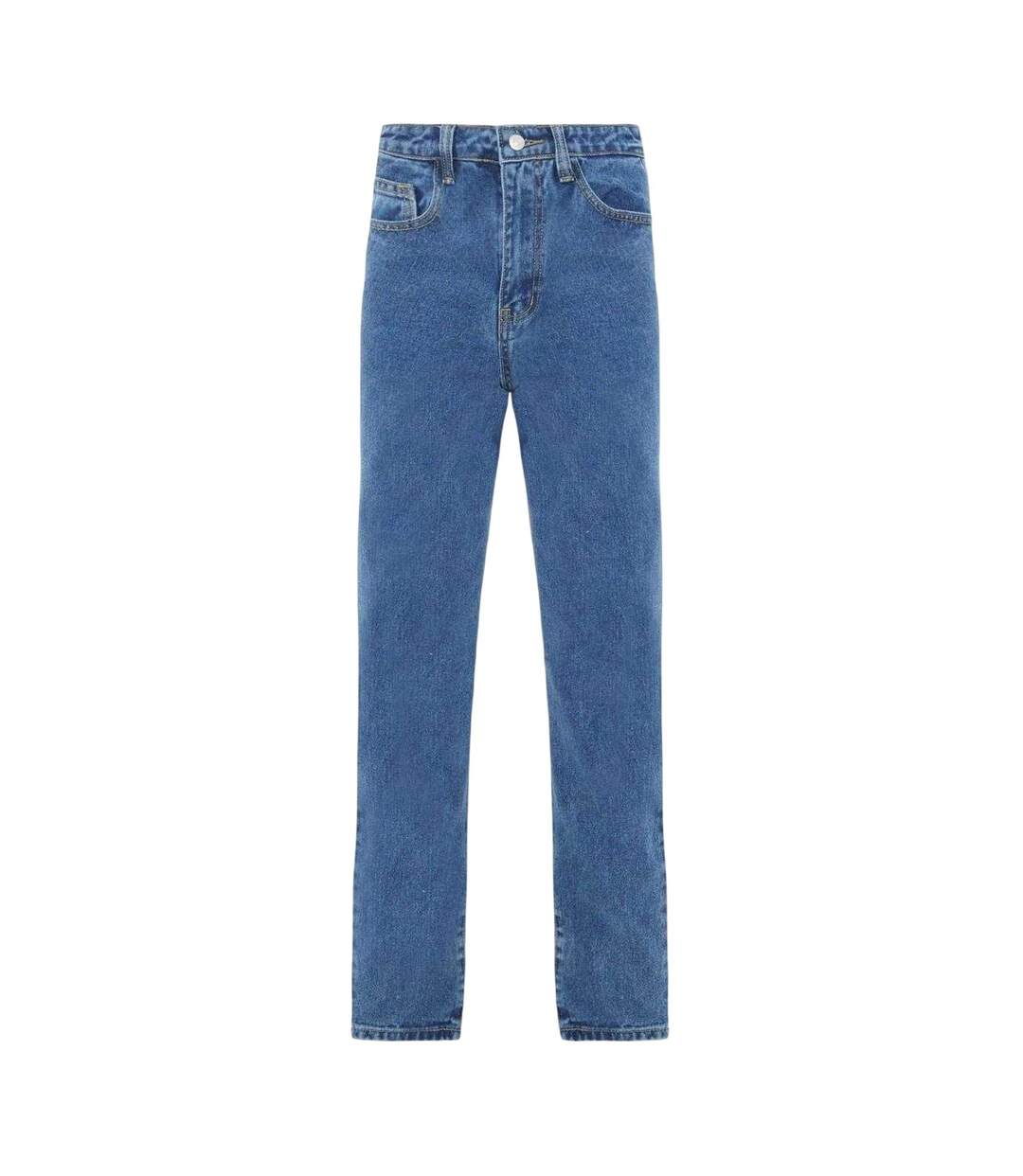Womens/ladies Denim Jeans Mid Blue I Saw It First-1